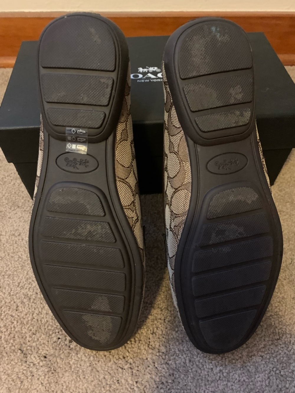 COACH Odette classic logo loafers - Picture 2 of 4